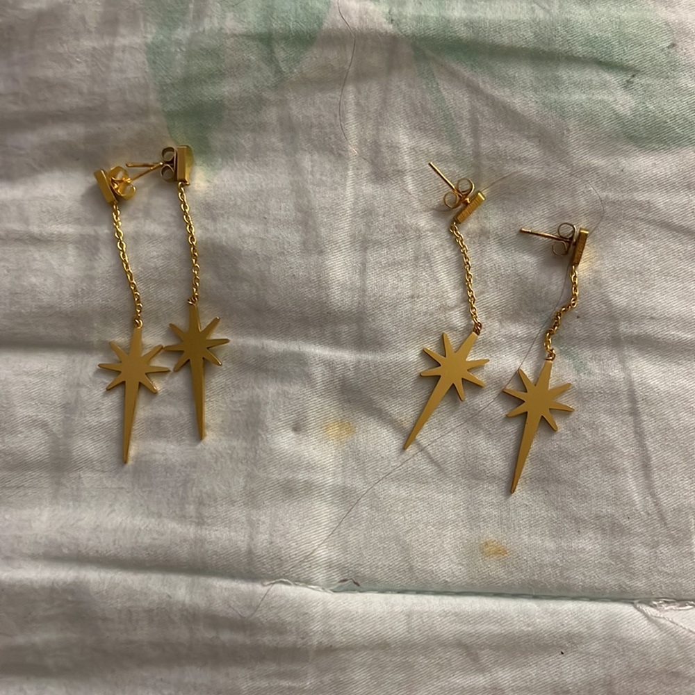 Starburst earrings - Picture 4 of 4